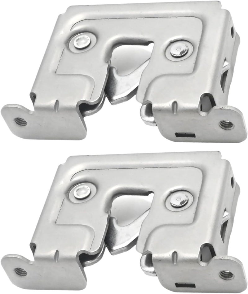 SYOWADA 51237115229 Front Left Right Lower Hood Lock Latch Kit, Replacement for BMW 128i 135i 325i 328i 330i 335i 525i 528i 530i 535i 545i M3 M5 X1 X3, Replaces 51237008755 51234356263 - Image 1